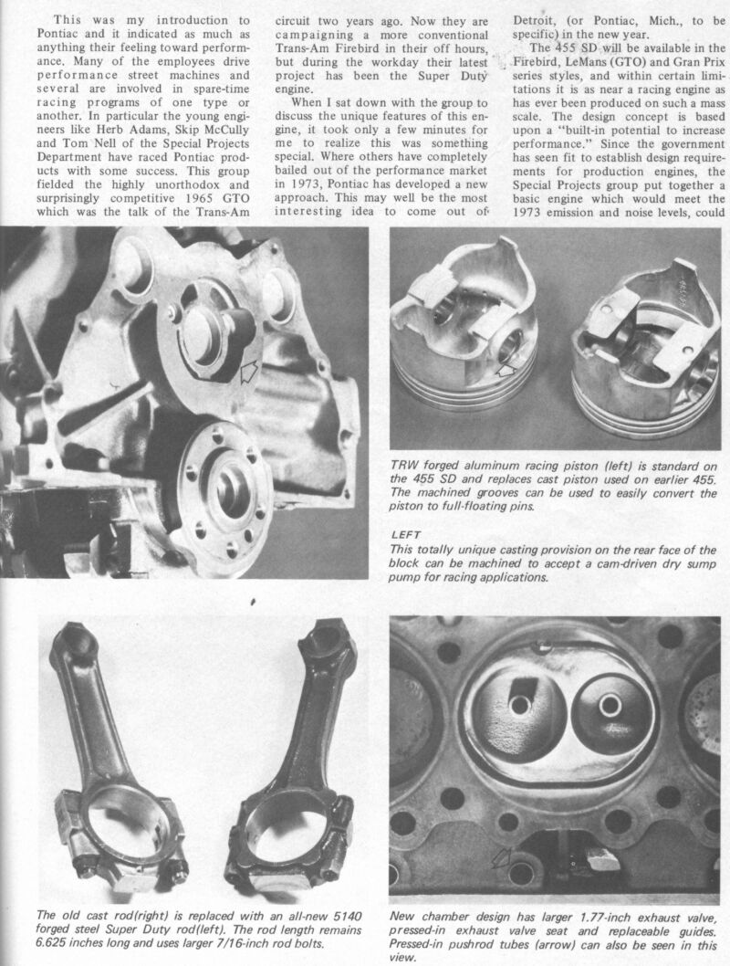 Serie: Moteur Historique le 455 SD Pontiac 1973 Pontia12