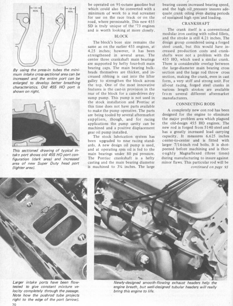 Serie: Moteur Historique le 455 SD Pontiac 1973 Pontia13