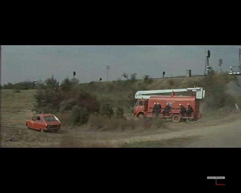 camion berliet pompier (film le cervau) 3210