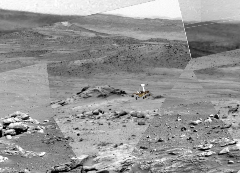 Spirit découvre un "nid" de carbonates sur Mars Spirit12