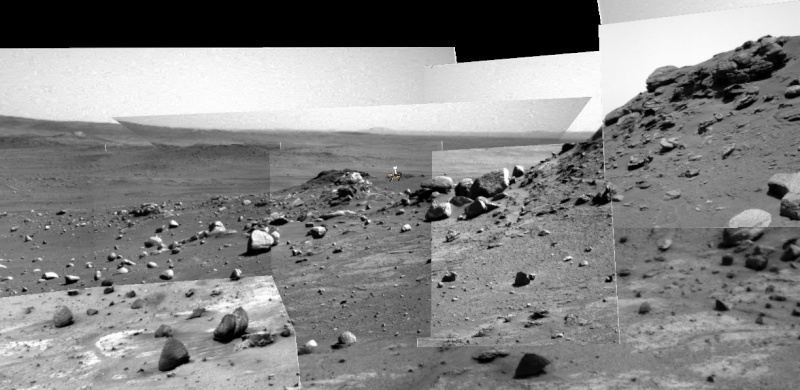 Spirit découvre un "nid" de carbonates sur Mars Spirit13