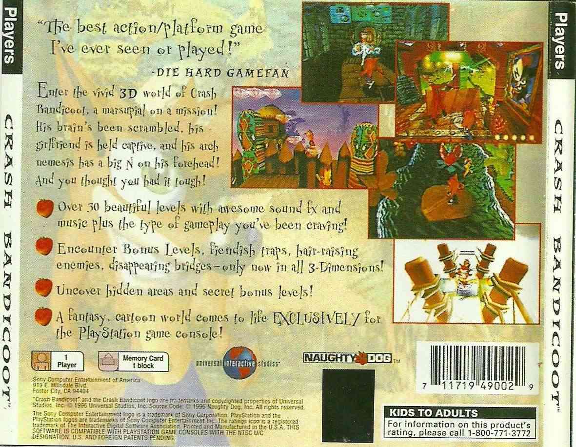 Crash Bandicoot (NTSC/U) Traser16