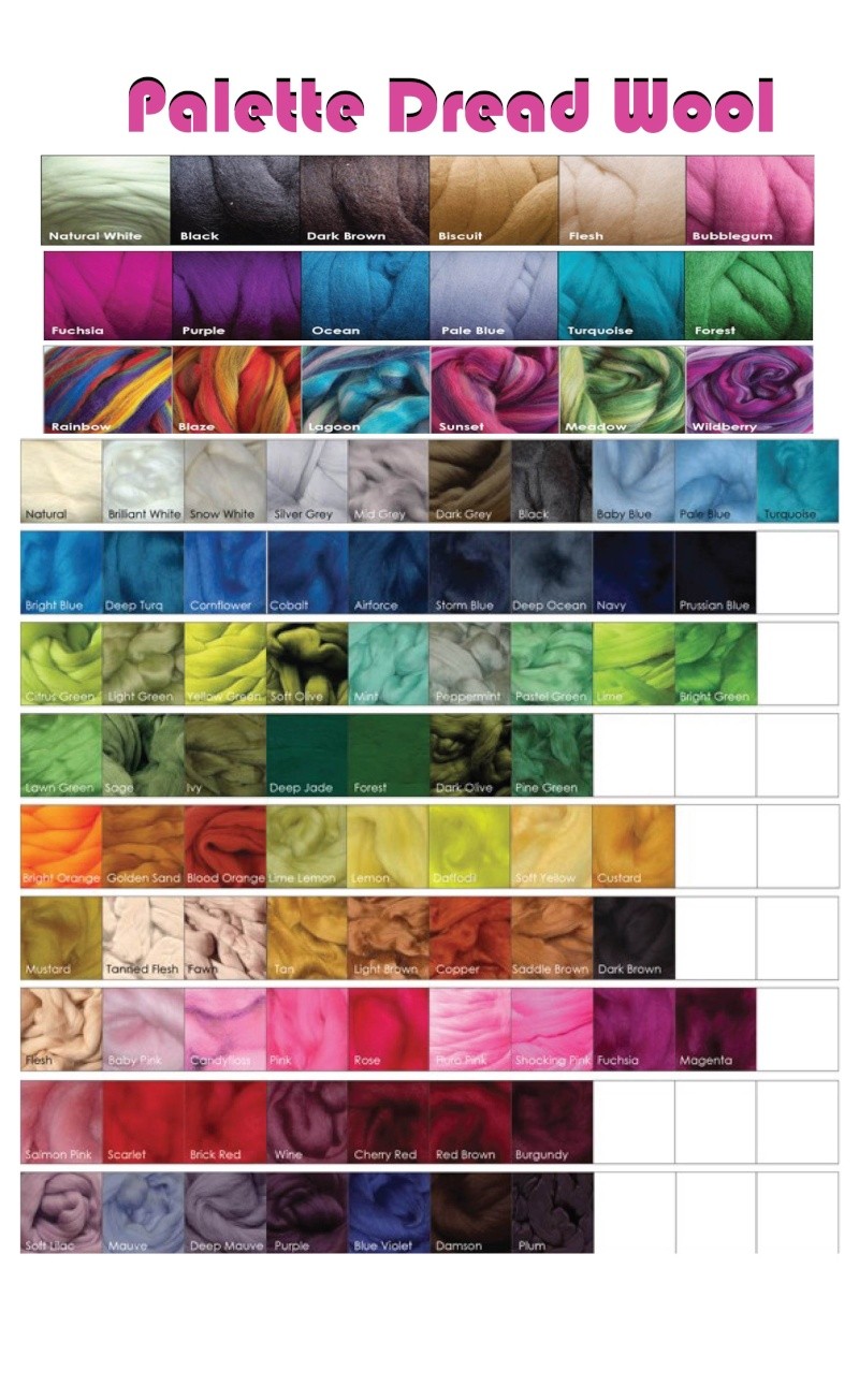 Palette dreads wool Palett11