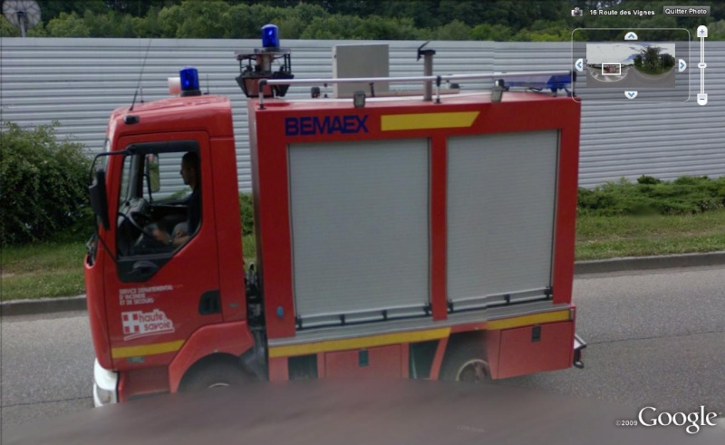 STREET VIEW : les camions de pompiers Pompie10