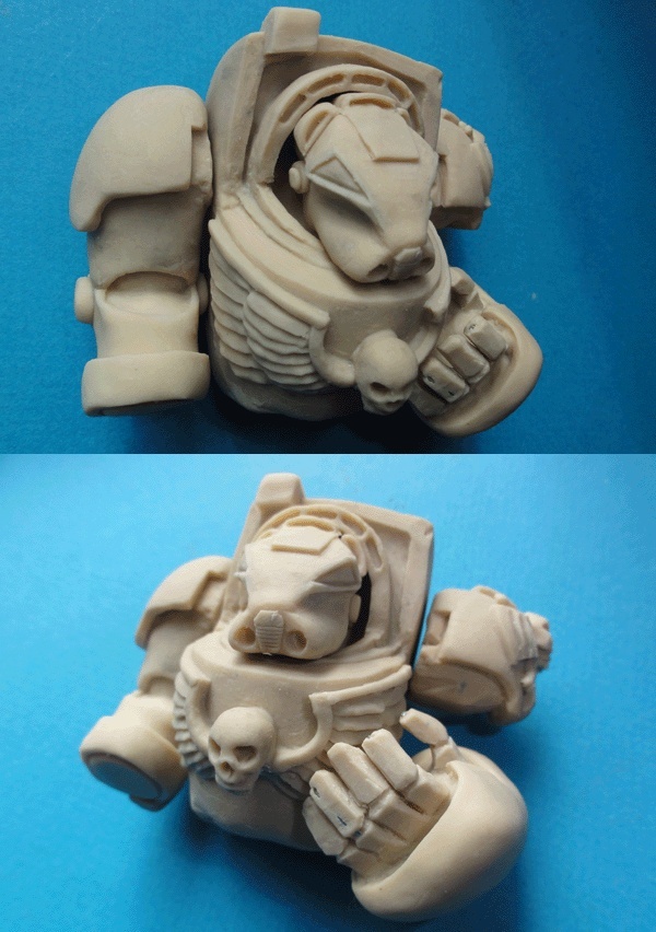(Denis Simon)Buste de Warhammer terminator 40 M113