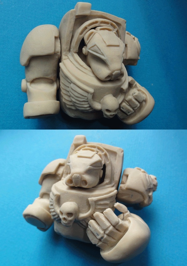 (Denis Simon)Buste de  Warhammer  terminator 40 M113