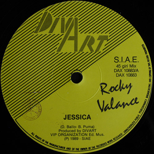 Rocky Valance - Jessica (Vinyl, 12"- 1989) Inlay_56