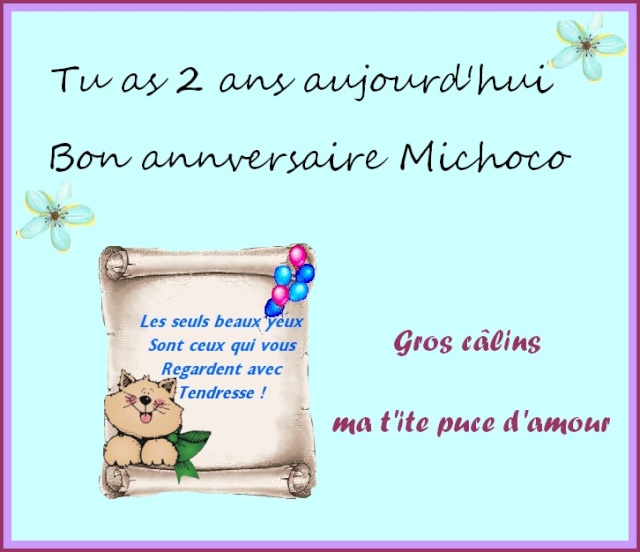 2 ans de Michoco Annivm12
