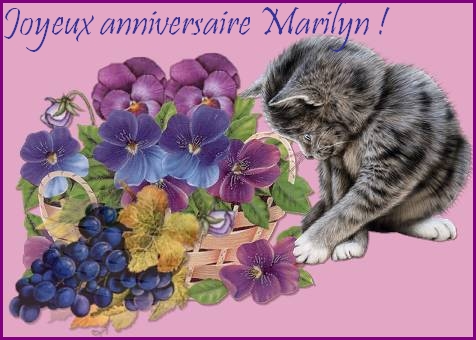 Joyeux Anniversaire Marilyn Joyeux Anniversaire Marilyn