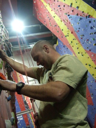 Climbing at Stockport 7th January Dscf0318