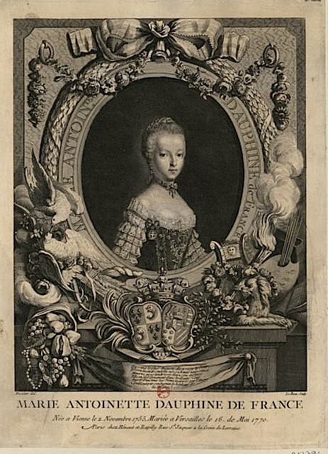 Joseph Ducreux - Portrait de Marie Antoinette - 1769 Dauphi11