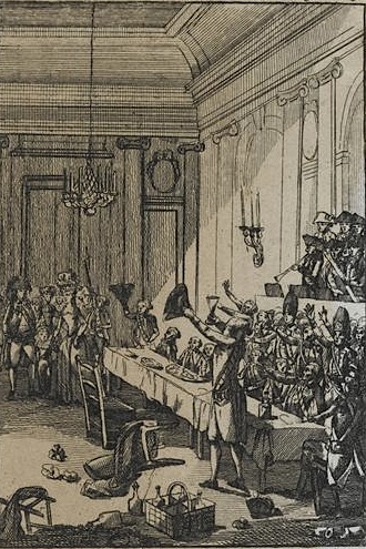 Banquet des gardes du corps et du régiment de Flandres Repas_10