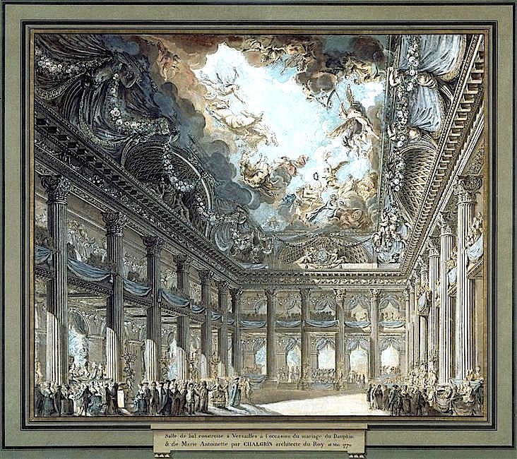 Le mariage de Louis XVI et Marie-Antoinette  - Page 10 Salle_10