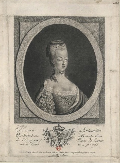 Portraits de Marie Antoinette - Le réalisme de Drouais Seins_10