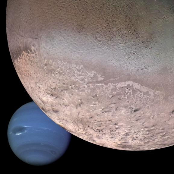 Triton - lune de Neptune P540_110