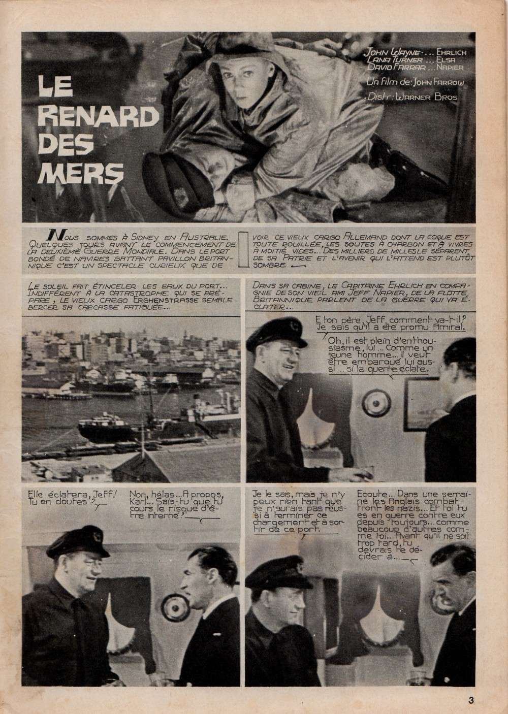 Le Renard Des Océans - The Sea Chase - 1955 Wayne685