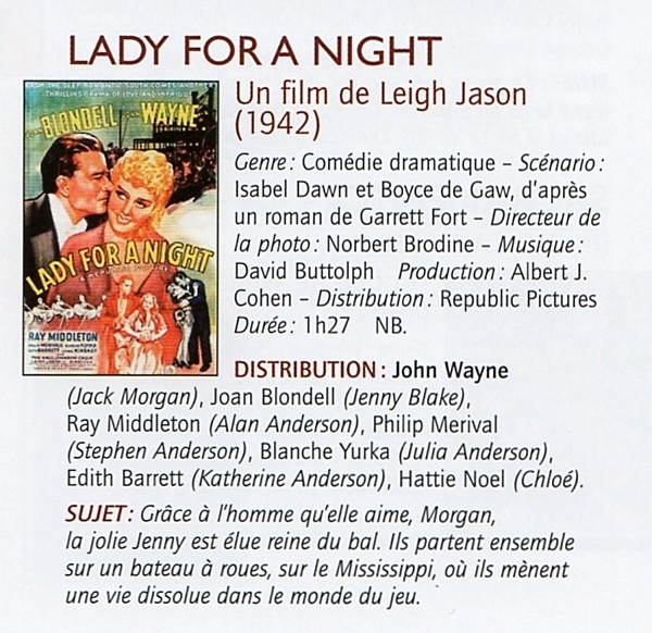 Lady For A Nigth - 1942 Wayne837