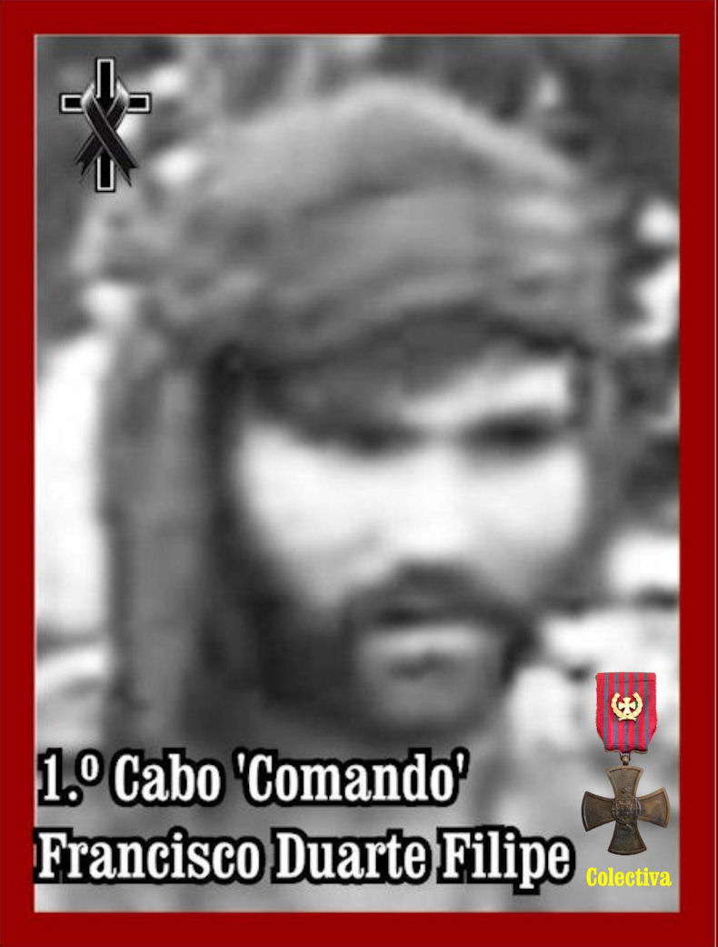 Faleceu o veterano Francisco Duarte Filipe, 1.º Cabo 'Comando', da 38.ªCCmds 38ccmd22