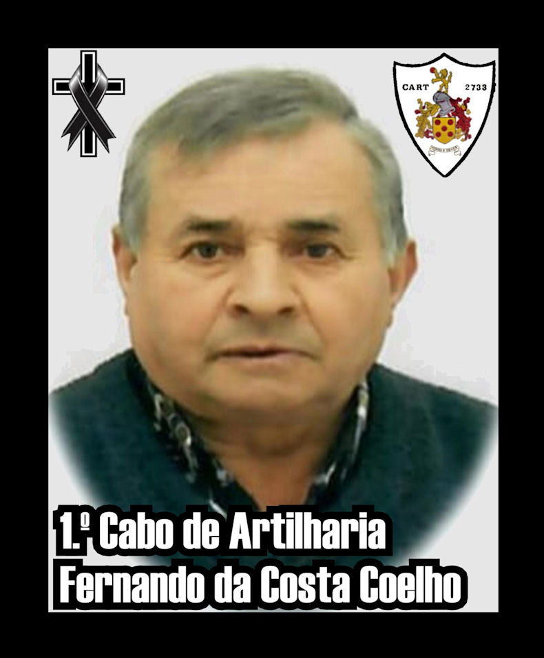 Faleceu o veterano Fernando da Costa Coelho, 1.º Cabo de Artilharia, da CArt2733 - 11Out2023  Fernan29