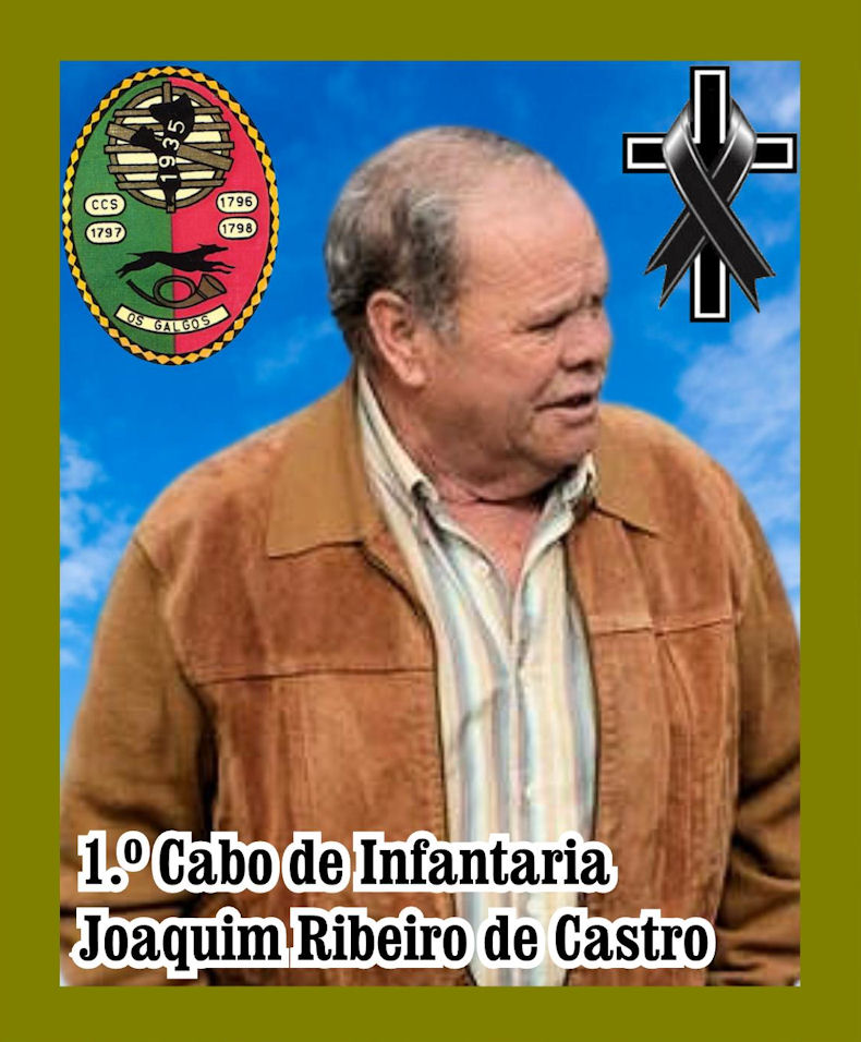 Faleceu o veterano Joaquim Ribeiro de Castro, 1.º Cabo de Infantaria, da CCS/BCac1935 - 22Mai2022 Joaqui40