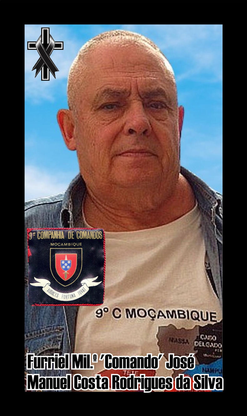 Faleceu o veteranoJosé Manuel Costa Rodrigues da Silva, Furriel Mil.º CMD, da 9ªCCmdsMoc - 07Jan2024 Joszo_10