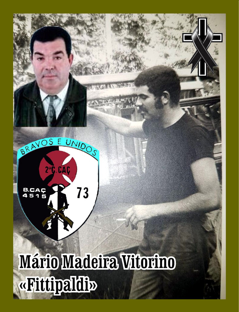 Faleceu o veterano Mário Madeira Vitorino, da 2ª/BCac4515/73 - 06Nov2020 Mzerio12