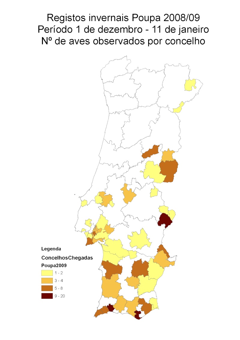 Mapa actualizado presença invernal poupa Poupa_10