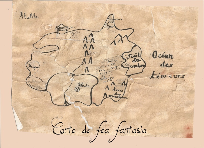 La carte de fea fantasia retrouver tout les lieux du forum sur cette carte. Numari10