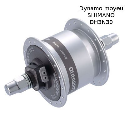 dynamo - moyeu dynamo Shimano DH-3N80 43020310