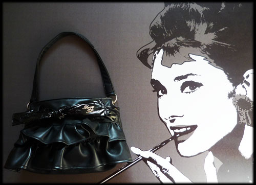 Sac à main MORGAN + chapeau + ceinture & foulard VINTAGE Sac-mo10