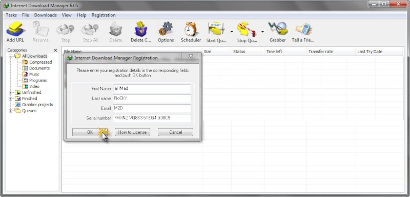 عملاق التحميل من الانترنت " Internet Download Manager 6.05 Build 8 Final " مرفق معه احدث باتش . تحميلـ مباشر . على أكثر من سيرفر 410