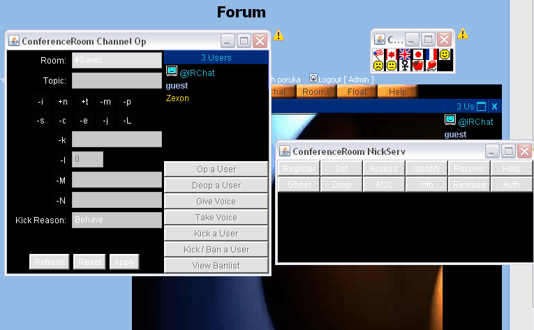 Uputstvo kako koristiti chat na forumu... Screen12