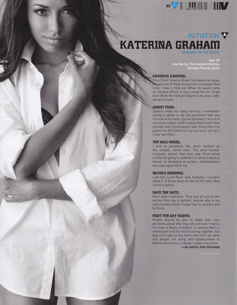 Katerina Graham en Vibe Magazine Kateri10