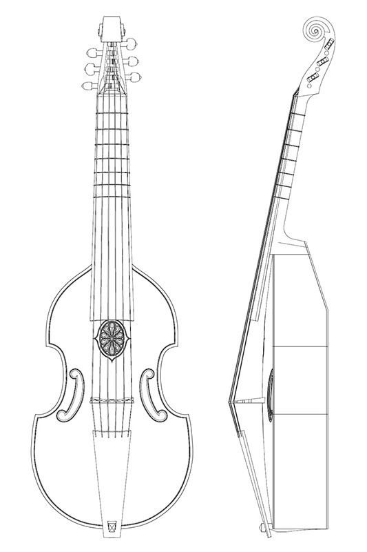 [Lutherie] Viole de gambe ténor. Sans_163