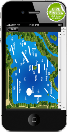 Carp Lake Feature maps on iphone app !!!!! Screen11