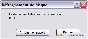 Nettoyer, Défragmenter Le Disque Dur Windows Xp Defrag12