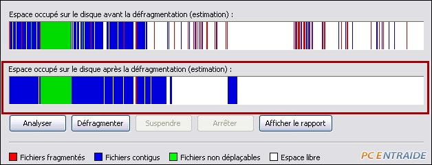 Nettoyer, Défragmenter Le Disque Dur Windows Xp Defrag13