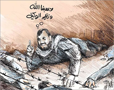كاريكاتيرات الحرب الاجرامية الصهيونية علي غزه العزة Image610
