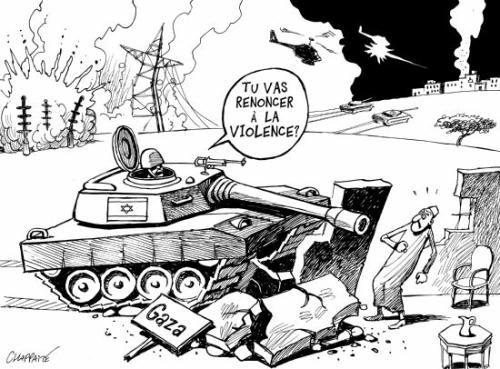 كاريكاتيرات الحرب الاجرامية الصهيونية علي غزه العزة Non-vi10