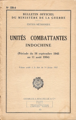 Ouvrages listant les parutions sur la guerre d'Indochine Numari19