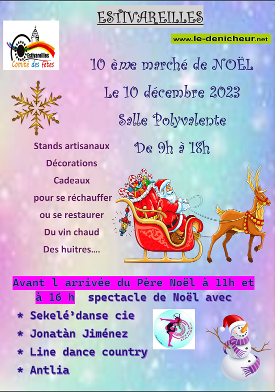 x10 - DIM 10 décembre - ESTIVAREILLES - Marché de Noël * 00057