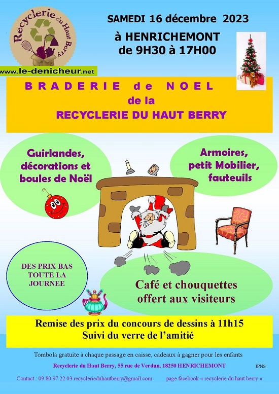 x16 - SAM 16 décembre - HENRICHEMONT - Braderie de Noël à la Recyclerie  000_0100