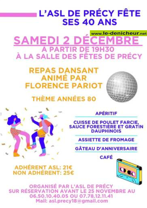 x02 - SAM 02 décembre - PRECY - Repas dansant avec Florence Pariot . 000_068