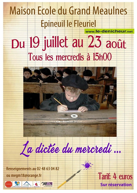 t23 - MER 23 août - EPINEUIL LE FLEURIEL - La Dictée du Mercredi ++ 000_1108