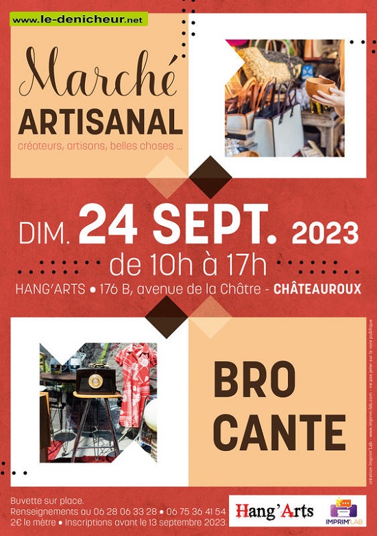 u24 - DIM 24 septembre - CHATEAUROUX - Brocante et marché artisanal 000_1124