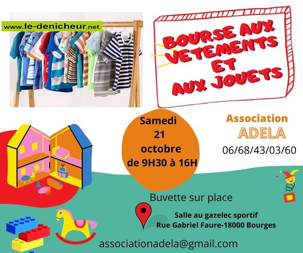 v21 - SAM 21 octobre - BOURGES - Bourse aux vêtements et aux jouets . 000_1178