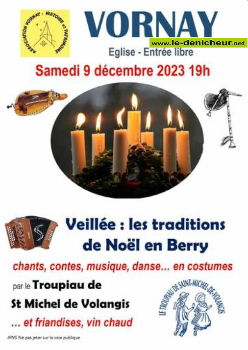 x09 - SAM 09 décembre - VORNAY - Les traditions de Noël en Berry [Veillée] 000_1181