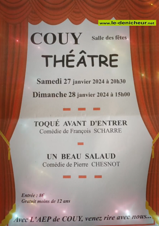 a27 - SAM 27 janvier - COUY - Soirée théâtre . 000_1212