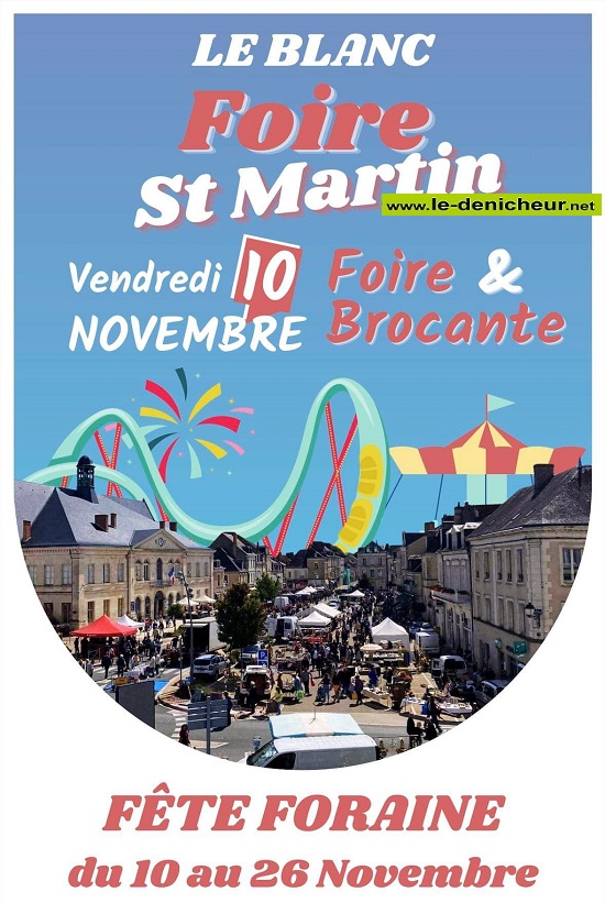 w10 - VEN 10 novembre - LE BLANC - Foire  St-Martin 000_1215