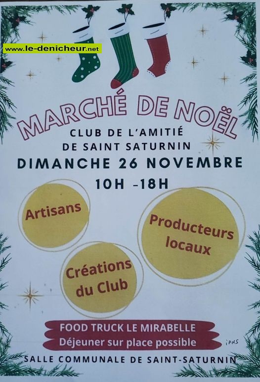 w26 - DIM 26 novembre - ST-SATURNIN - Marché de Noël  000_1237